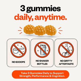 Emballage des Gummies Créatine Quotidiennes SuperMush