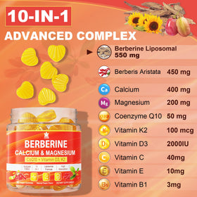 Emballage des gummies de Berbérine LILICARE