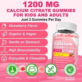 Emballage des Gummies de Calcium Citrate Sijigood