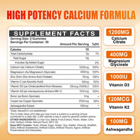 Emballage des gummies de calcium Maennyliy, 440g