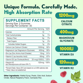 Emballage des gummies de citrate de calcium JIANKYTZ