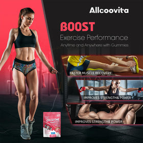 Emballage des gummies de créatine Allcoovita