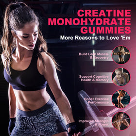 Emballage des gummies de créatine LanranBee 490g