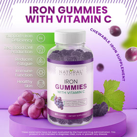 Emballage des Gummies de Fer Vegan Natural BioScience