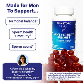 Emballage des gummies de fertilité Pink Stork