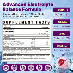 Emballage des gummies de Gluconate de Potassium NEVISS