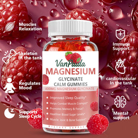 Emballage des gummies de Glycinate de Magnésium Van Paida