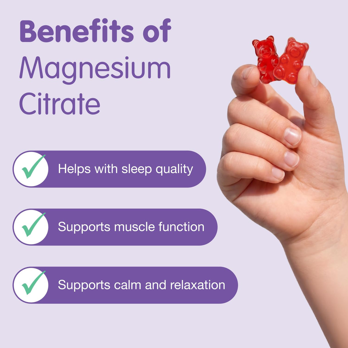 Emballage des gummies de magnésium DR. MORITZ avec saveur framboise