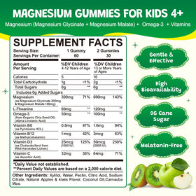 Emballage des gummies de magnésium glycinate GZ HAOYUAN, 60 pièces