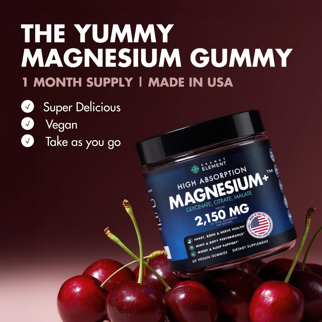 Emballage des gummies de magnésium glycinates 2150 MG