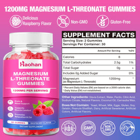 Emballage des Gummies de Magnésium L-Thréonate Haohan