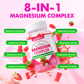 Emballage des gummies de magnésium softbear 120 gummies