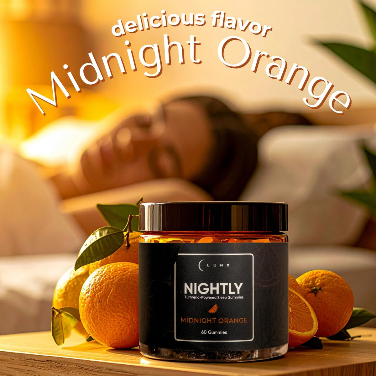 Emballage des Gummies de Sommeil Lune montrant le contenu