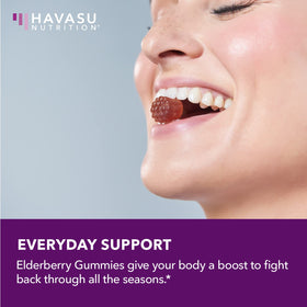 Emballage des gummies de sureau HAVASU NUTRITION