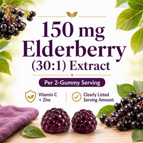 Emballage des gummies de sureau noir Natural BioScience
