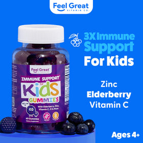 Emballage des Gummies de Sureau pour Enfants, côté