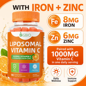 Emballage des gummies de vitamine C liposomale BIGBIO