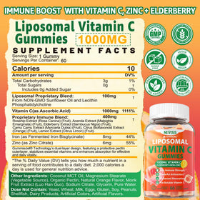 Emballage des Gummies de Vitamine C Liposomale NEVISS