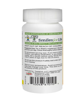 Emballage des gummies de vitamine C YUM-V'S, 250 mg par portion