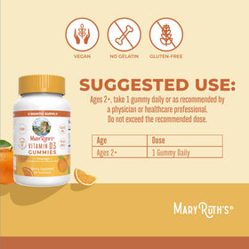 Emballage des gummies de vitamine D3 MARYRUTH'S