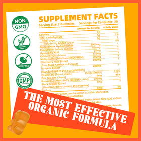 Emballage des gummies Glucosamine Chondroitine Pets Purest