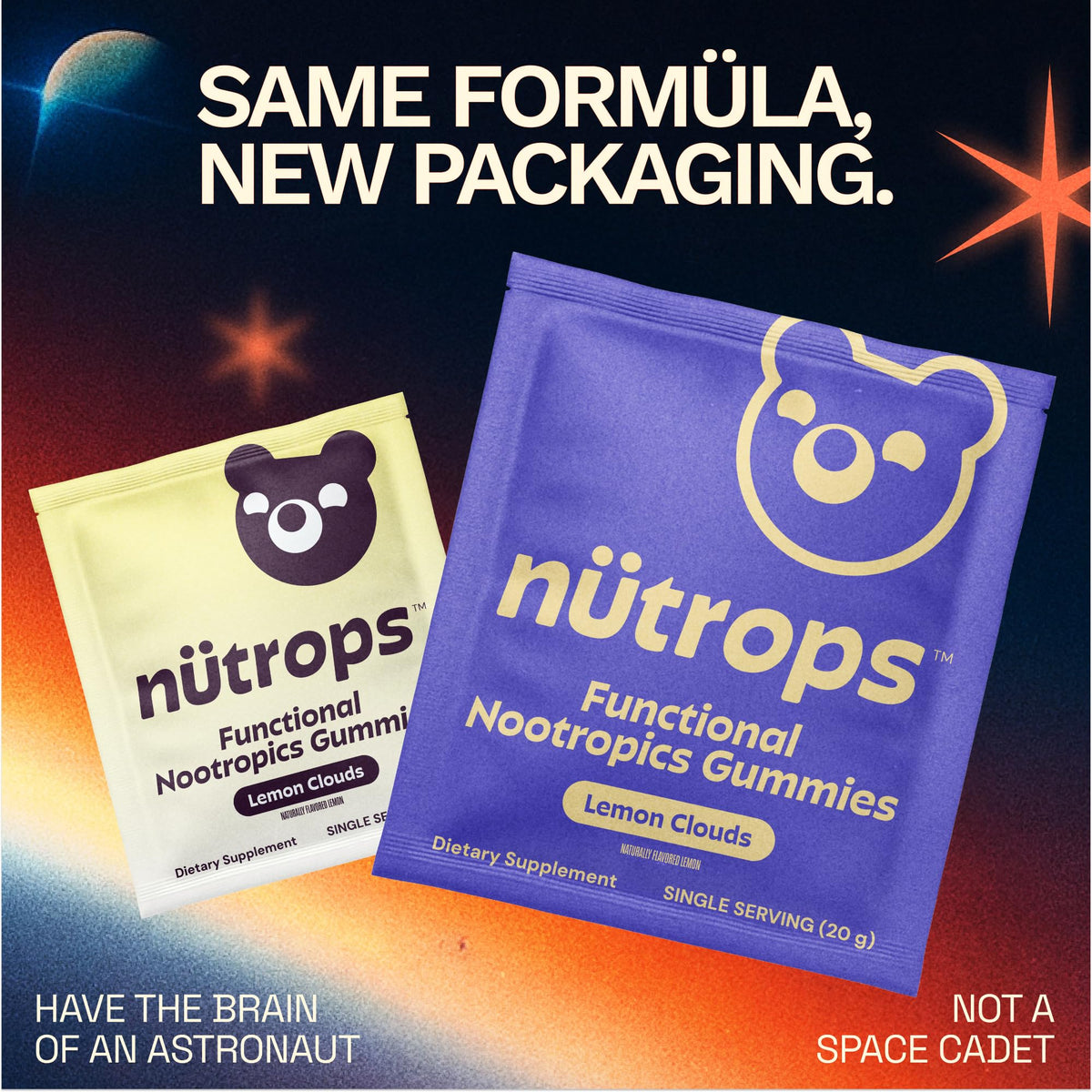 Emballage des gummies Grüns Nutrops, 28 unités