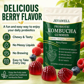 Emballage des Gummies Kombucha Probiotiques VivaMelhor