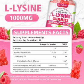 Emballage des gummies L-Lysine softbear