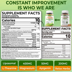 Emballage des gummies L-Théanine liposomales NEVISS, 209g