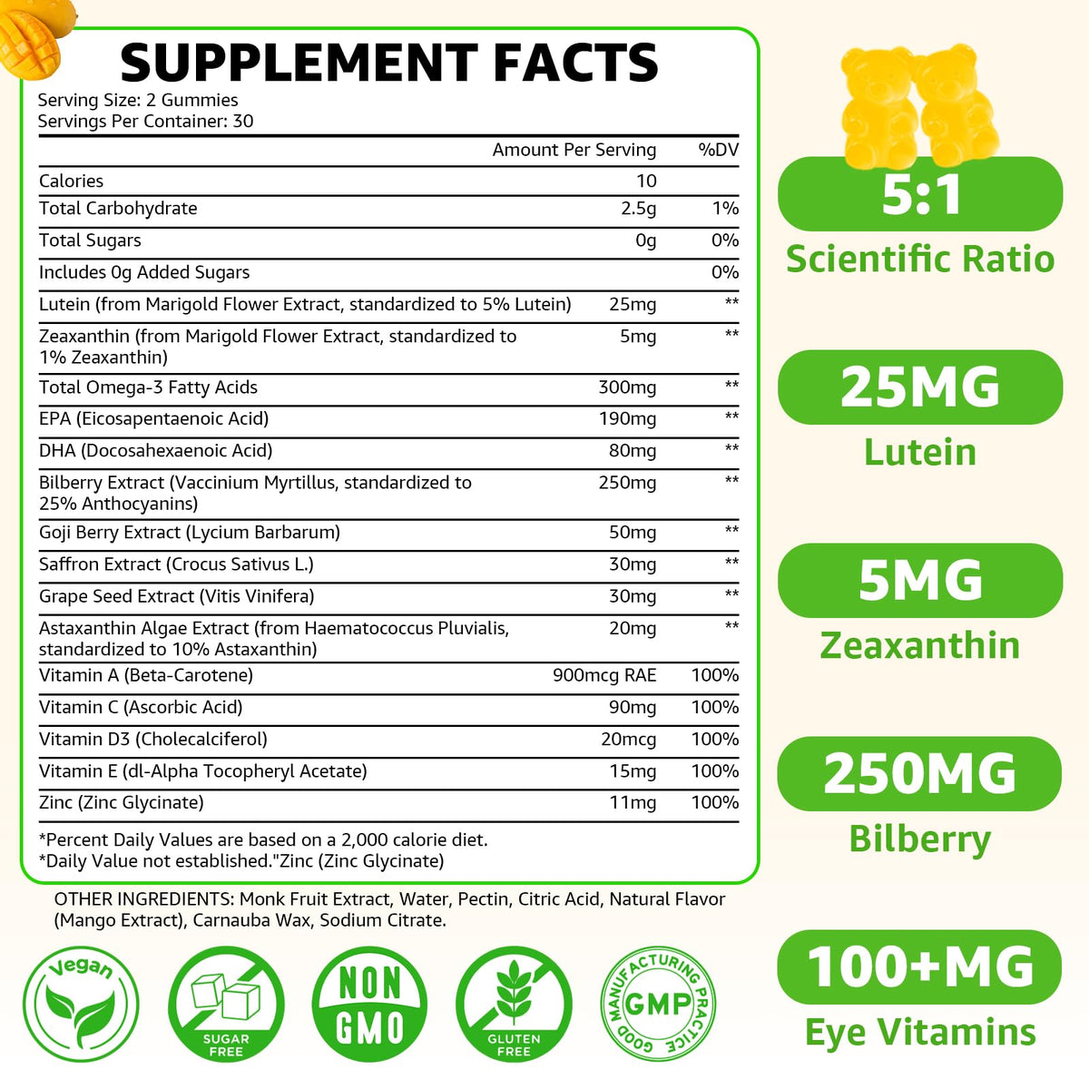 Emballage des gummies Luthéine Flyrocer