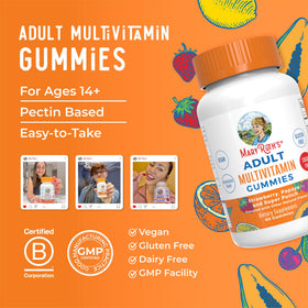 Emballage des gummies MARYRUTH'S avec informations nutritionnelles.