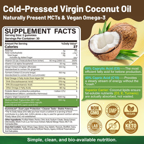 Emballage des gummies MCT Oil Bio EnvyCure