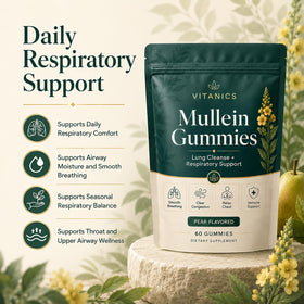 Emballage des Gummies Mullein QNJIX, vue de côté