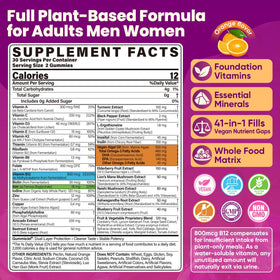 Emballage des gummies multivitaminés EnvyCure 41-en-1