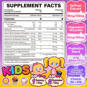 Emballage des gummies Nextdia au safran, 449g