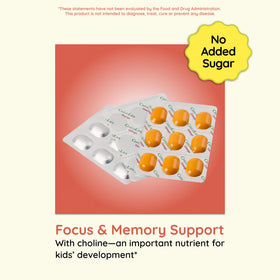 Emballage des Gummies Omega-3 DHA + Choline CHILDLIFE ESSENTIALS