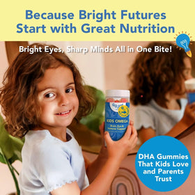 Emballage des Gummies Omega 3 DHA Végétales GOJOY NATURALS