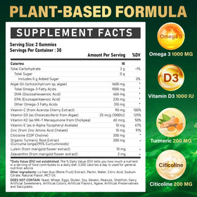 Emballage des gummies Omega-3 ZEGBALP 1000mg