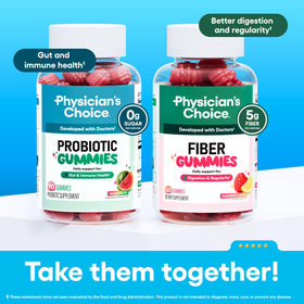 Emballage des gummies probiotiques Physician's CHOICE