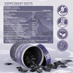 Emballage des gummies Shilajit Himalayen Fristfei