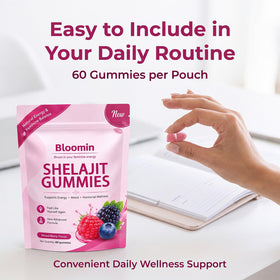 Emballage des Gummies Shilajit XKHZRX avec fruits rouges