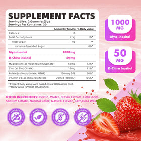Emballage des gummies softbear Inositol 1000mg