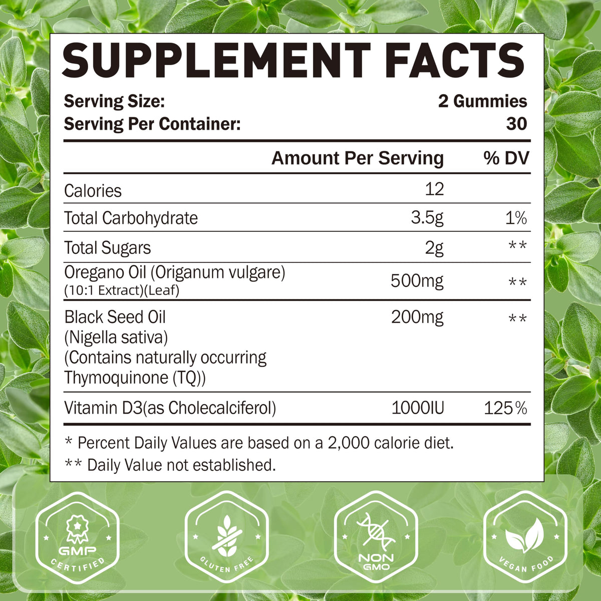 Emballage des gummies SUGAWITA, 60 pièces