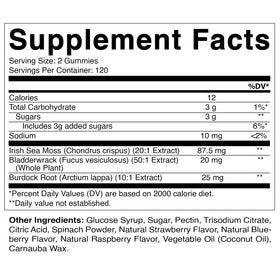 Emballage des Gummies Vitamatic avec racine de bardane
