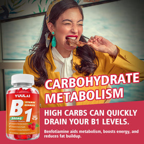 Emballage des gummies YUULAI avec informations nutritionnelles