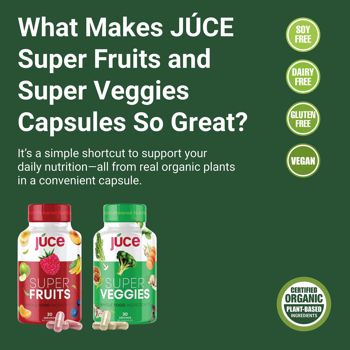 Emballage des Juce Capsules de Terra Kai Organics