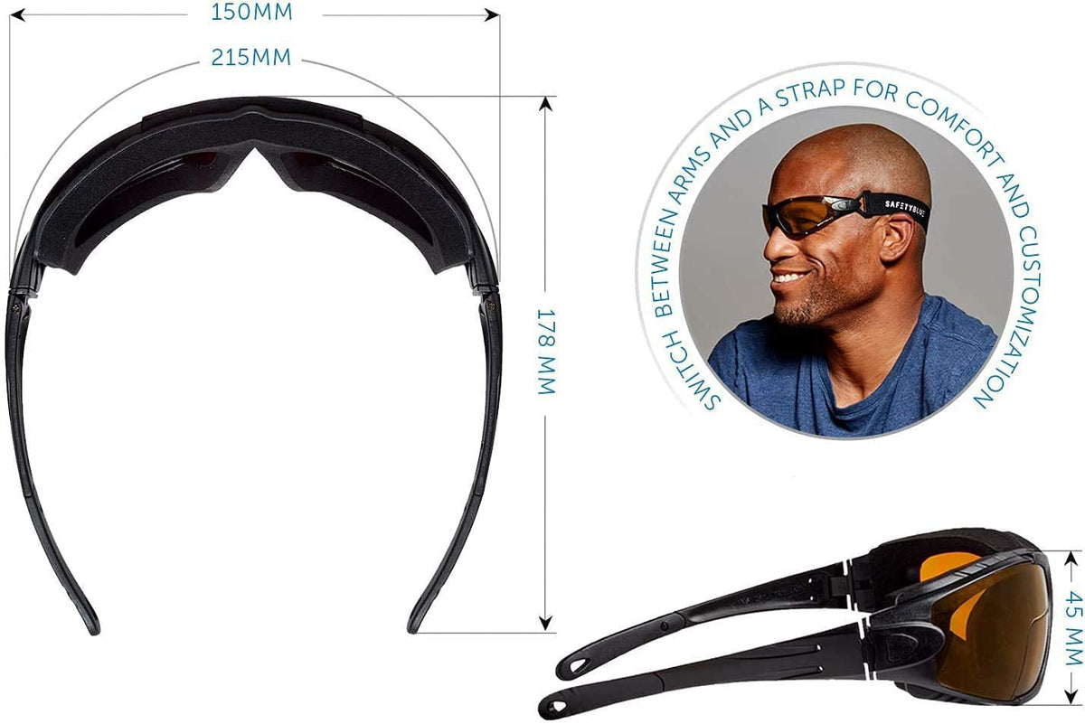 Emballage des lunettes de sommeil SafetyBlue