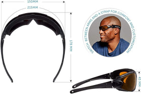 Emballage des lunettes de sommeil SafetyBlue