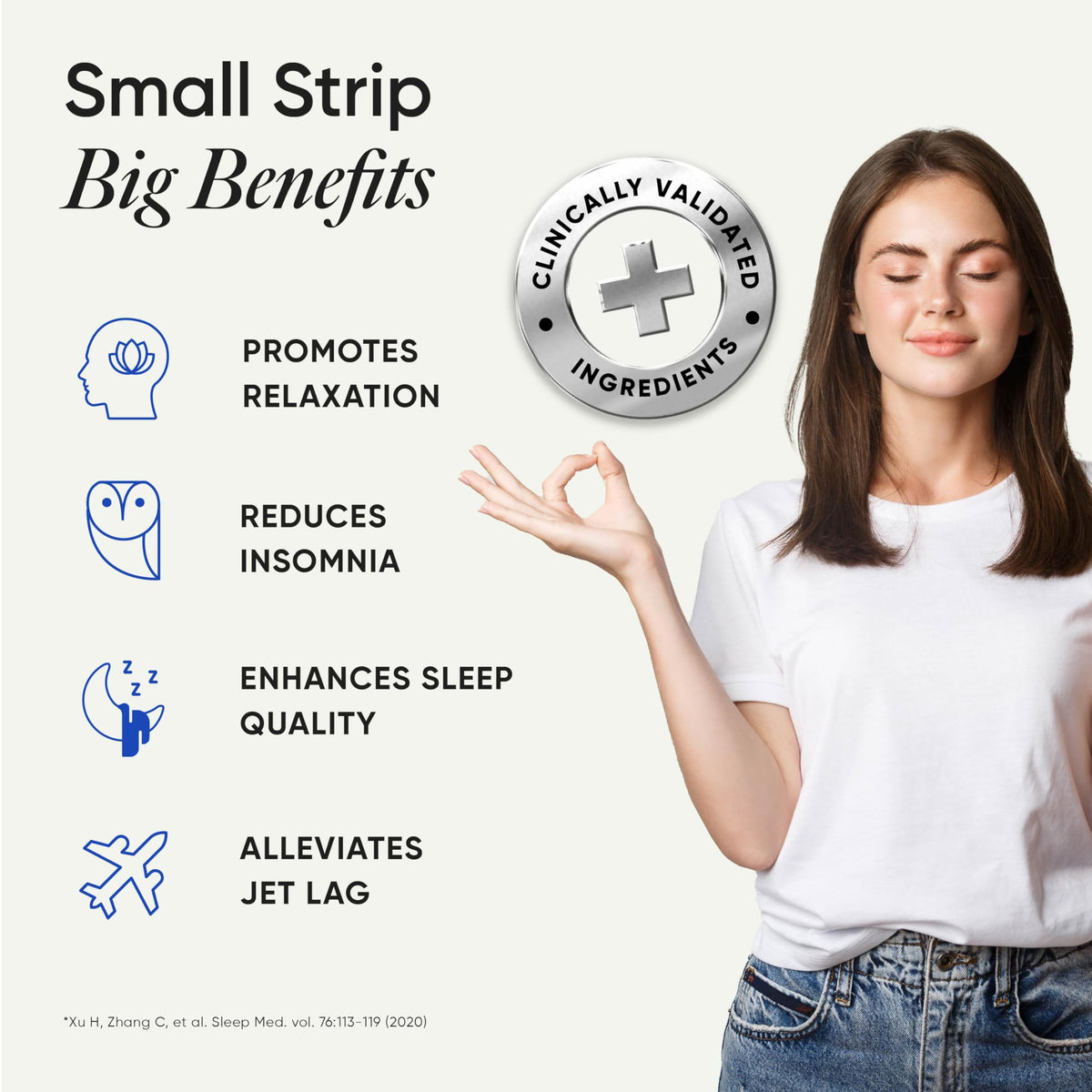 Emballage des Melts Sommeil Réparateur de WELLBEING NUTRITION