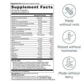 Emballage des Multivitamines Ancient Nutrition pour Hommes